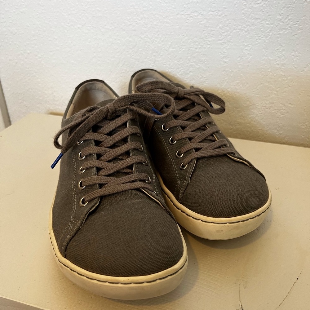 Birkenstock Arran Gray Canvas Sneakers, Size 38